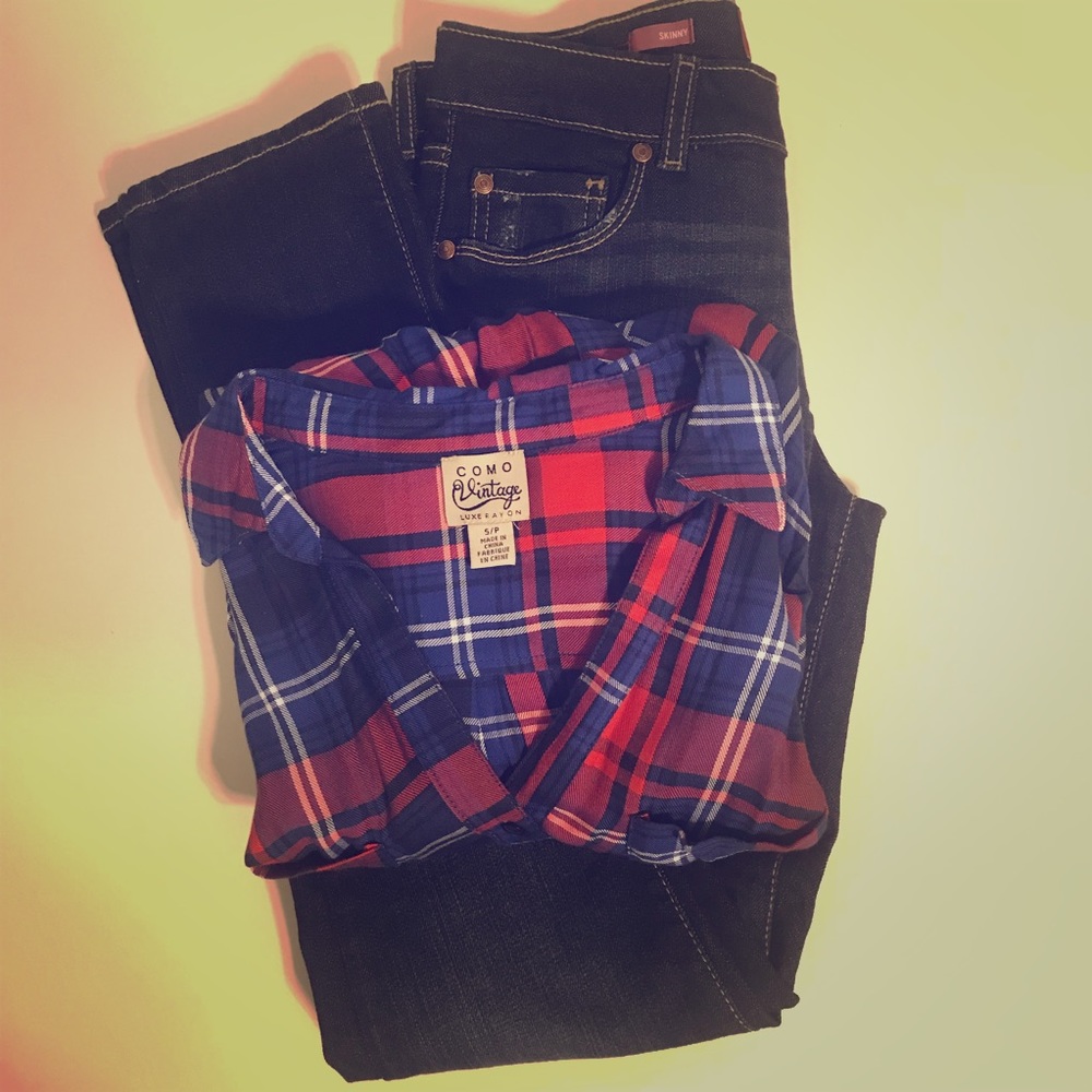 Como Vintage Plaid shirt